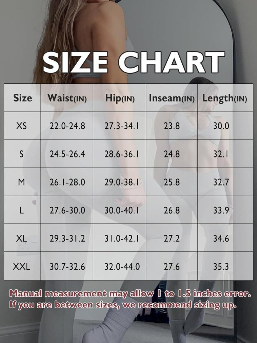Women's Graphite Mid Low Waist Tummy Control Gym Seamless Workout Leggings - Picture 6 of 6